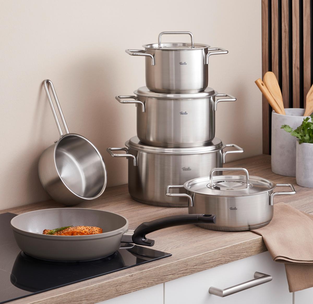 ZESTAW GARNKÓW 086-224-06-000/0 FISSLER - kolor srebrny, Basics, metal - Fissler