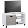 Tv Komoda Flip Ii - bijela, Moderno, drvni materijal/plastika (75/44/35cm) - Best Price