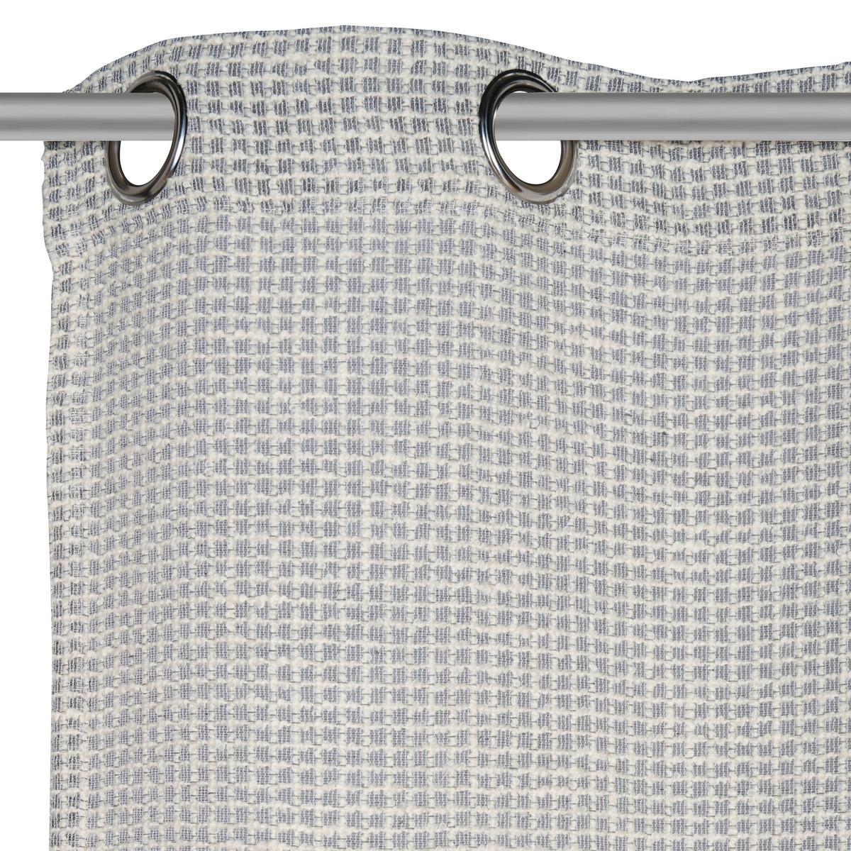 ZASŁONA NA PRZELOTKACH DASCO - szary, Design, tkanina (140/260cm) - Dieter Knoll