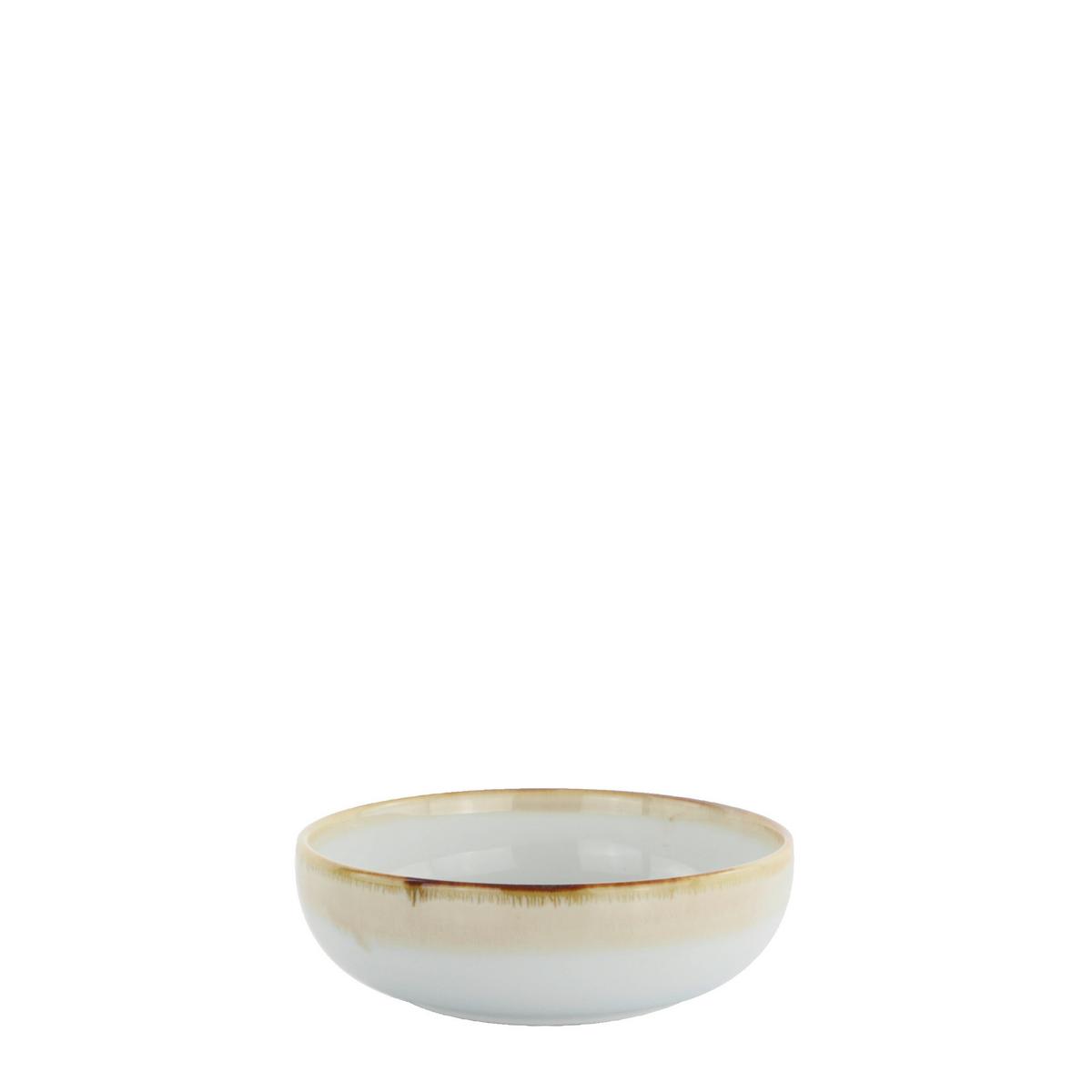 Bol pentru cereale Saturn - bej, Modern, ceramică (15cm) - Mömax