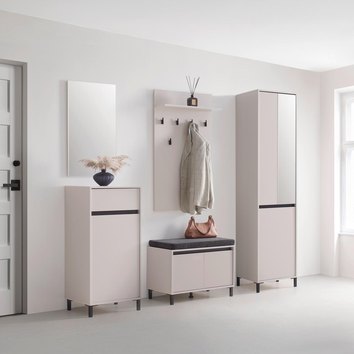 Garderobenschrank Arran Kaschmir - Kaschmir, MODERN, Holzwerkstoff (55/206/40cm) - Mömax