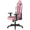 GAMINGSTOL PRINCE - vit/pink, Modern, textil/plast (67/126/67cm) - Dxracer
