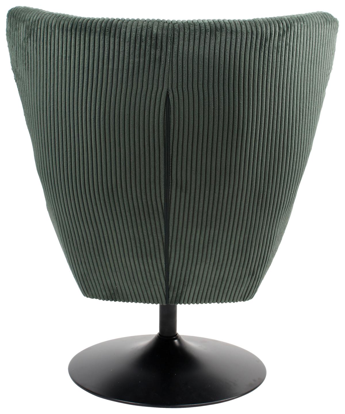 Fotel Shiba - zöld, Modern, textil/fém (76/99/87cm) - Mömax