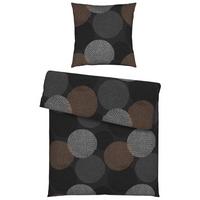 POŚCIEL CERCHI - antracytowy, tkanina (135/200cm) - Novel