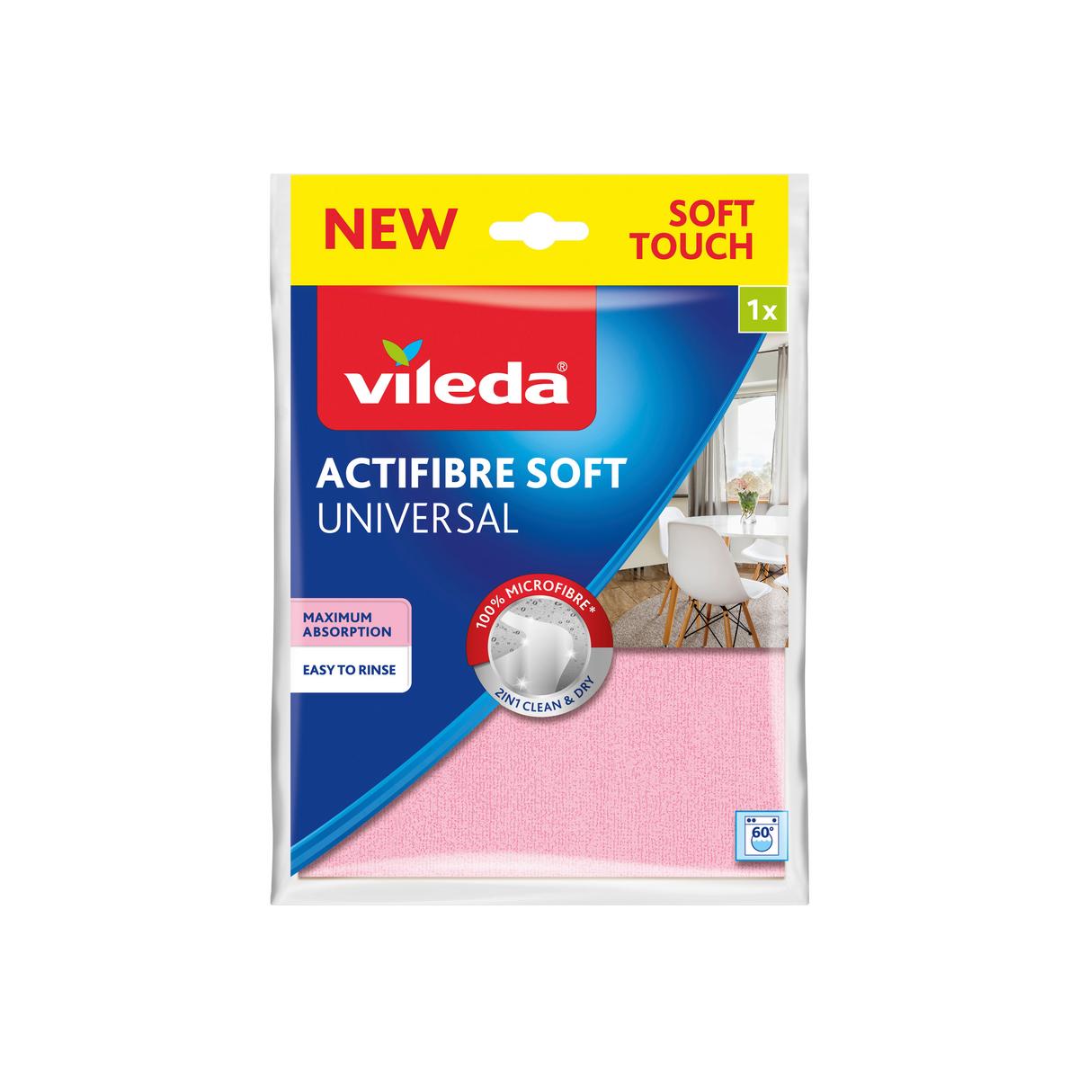 Univerzális Kendő Vileda Actifibre Soft - textil (20/19/24cm) - Vileda