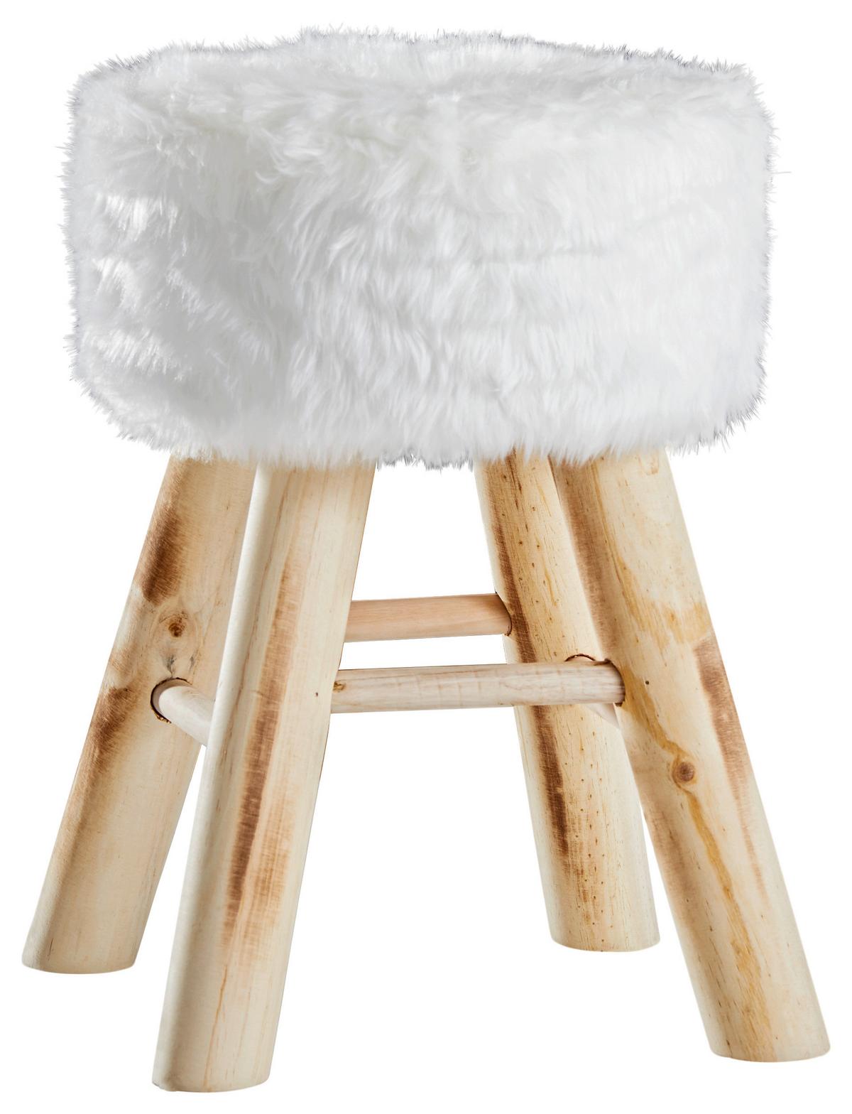 HOKER KB46-M5546 - kolor naturalny/kremowy, Basics, drewno/tkanina (30/42cm) - Ambia Home