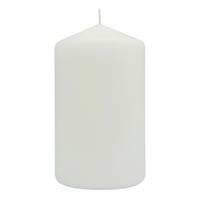 Stumpenkerze Liona Weiß - Weiß (6,8/12cm) - Mömax