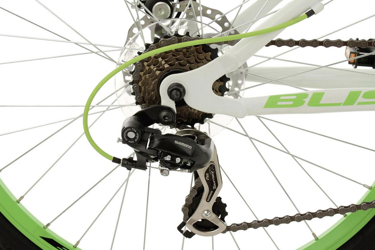 MOUNTAINBIKE Fully 26'' Bliss Weiß RH 48cm - Weiß/Grün, Basics, Metall (180/70/80cm) - Atrigo