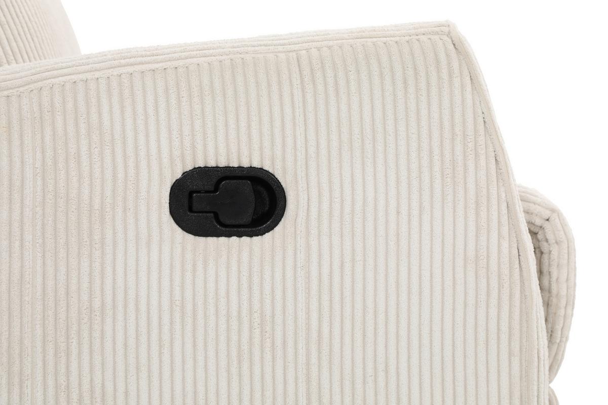 Relax Fotel Melinda - bézs, Modern, textil/fa (76/103/93cm) - Mömax
