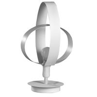 Tischleuchte Serena Weiß max. 6 Watt - Weiß, Design, Metall (25/38cm)