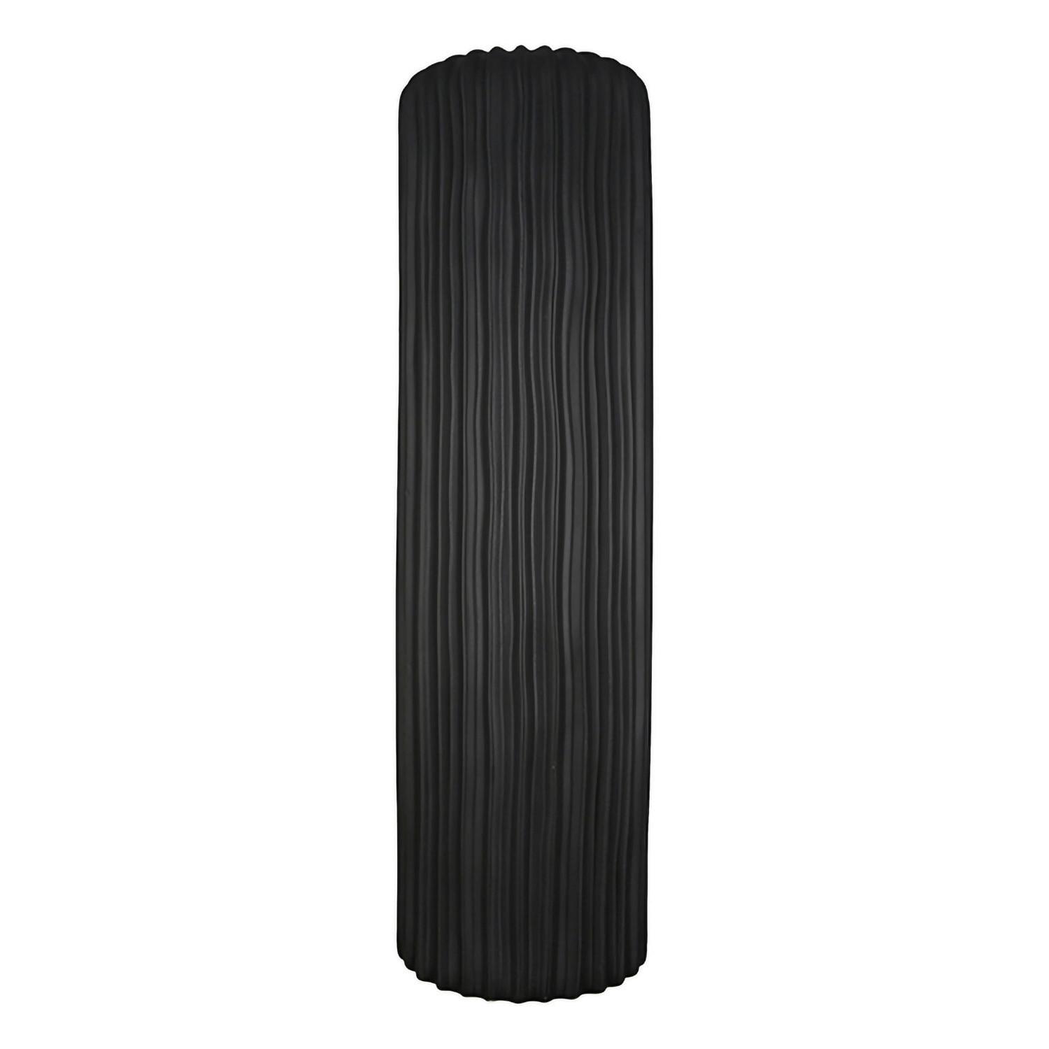 Vase Fjord Schwarz - Schwarz, Basics, Keramik (16/46/16cm)