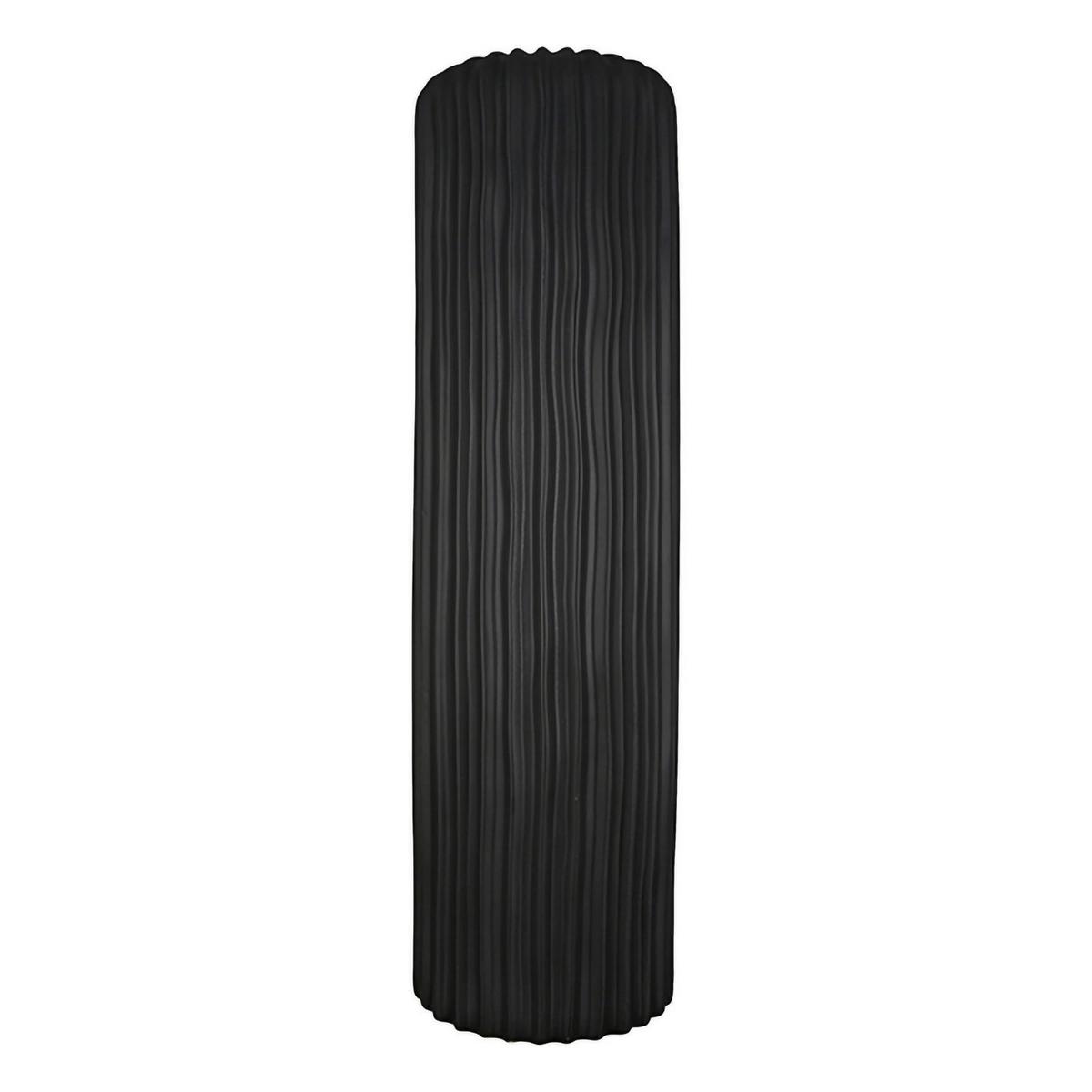 Vase Fjord Schwarz - Schwarz, Basics, Keramik (16/46/16cm)