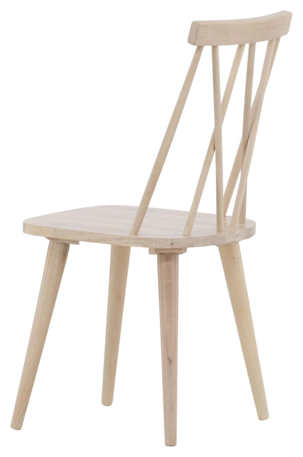 STUHL-SET MARIETTE - Weiß, Design, Holz (43/88/50cm) - Livetastic