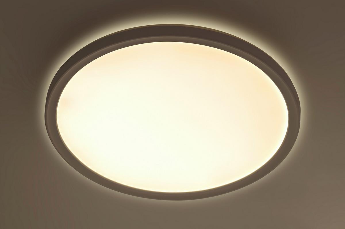 Stropna Led-svetilka Tir - črna, Moderno, umetna masa (24/2,8cm) - Mömax