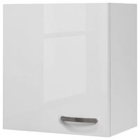 Kuhinjski Gornji Element Alba H 50 - bijela/boje oplemenjenog čelika, Moderno, drvni materijal/metal (50/54,8/32cm)