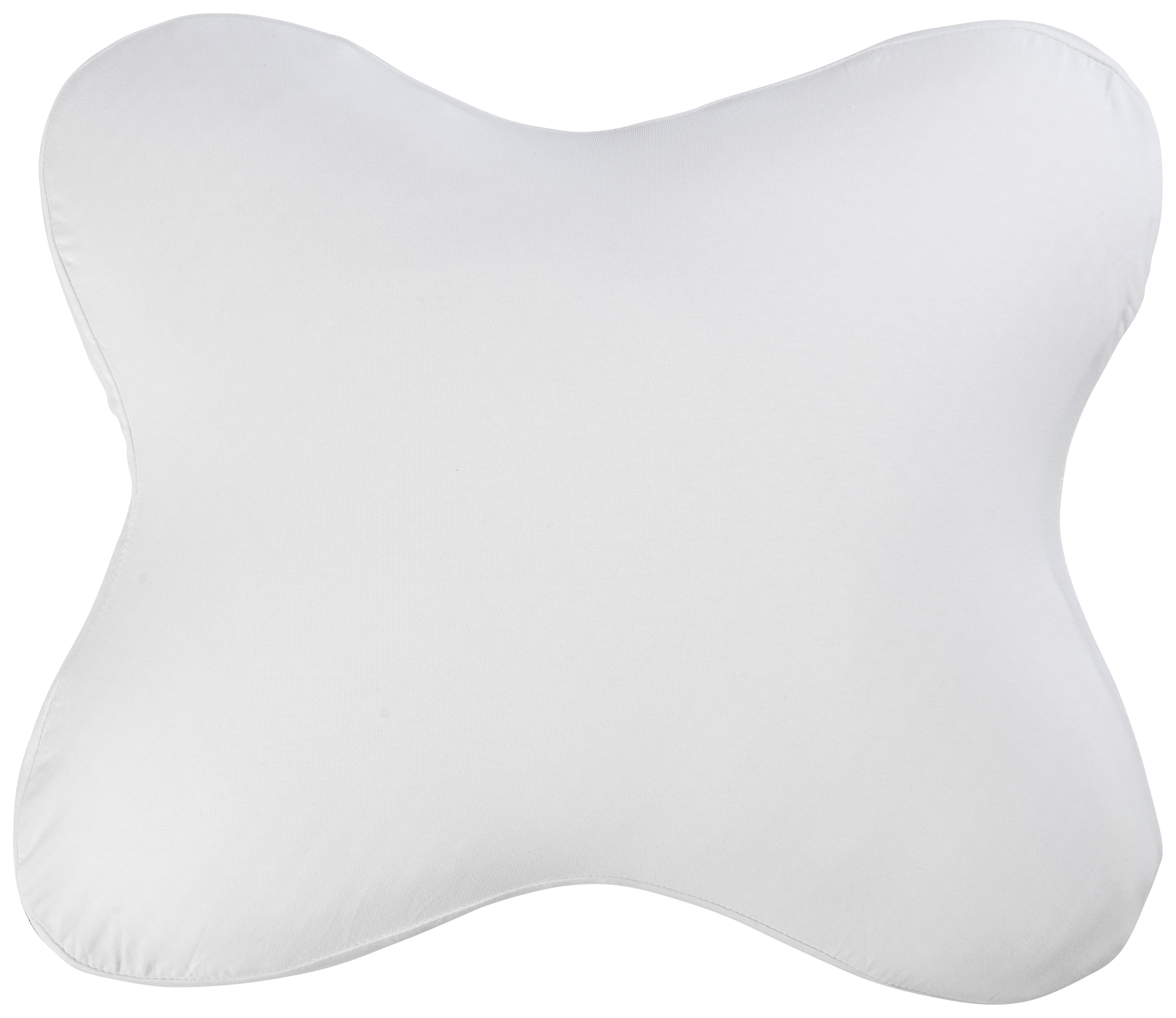 POSZEWKA NA PODUSZKĘ POD GŁOWĘ LILLY - biały, Basics, tkanina (46/55cm) - Sleeptex