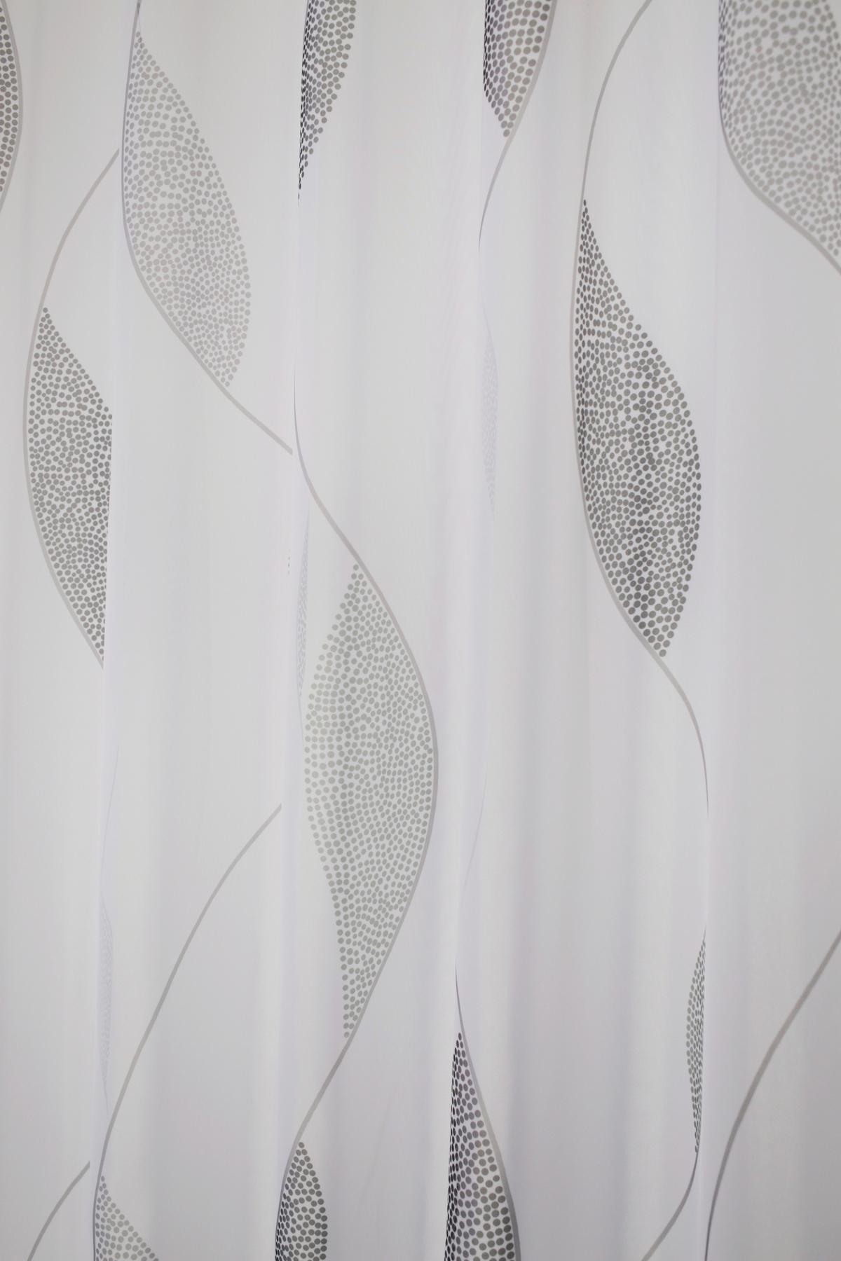 Fertigvorhang Paolo Grau/Taupe ca. 140x145cm - Taupe/Grau, KONVENTIONELL, Textil (140/145cm) - Schmidt W. Gmbh