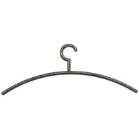 Kleiderbügel In Grau Aus Kunststoff - Grau, Kunststoff (46/18/1cm) - Mömax