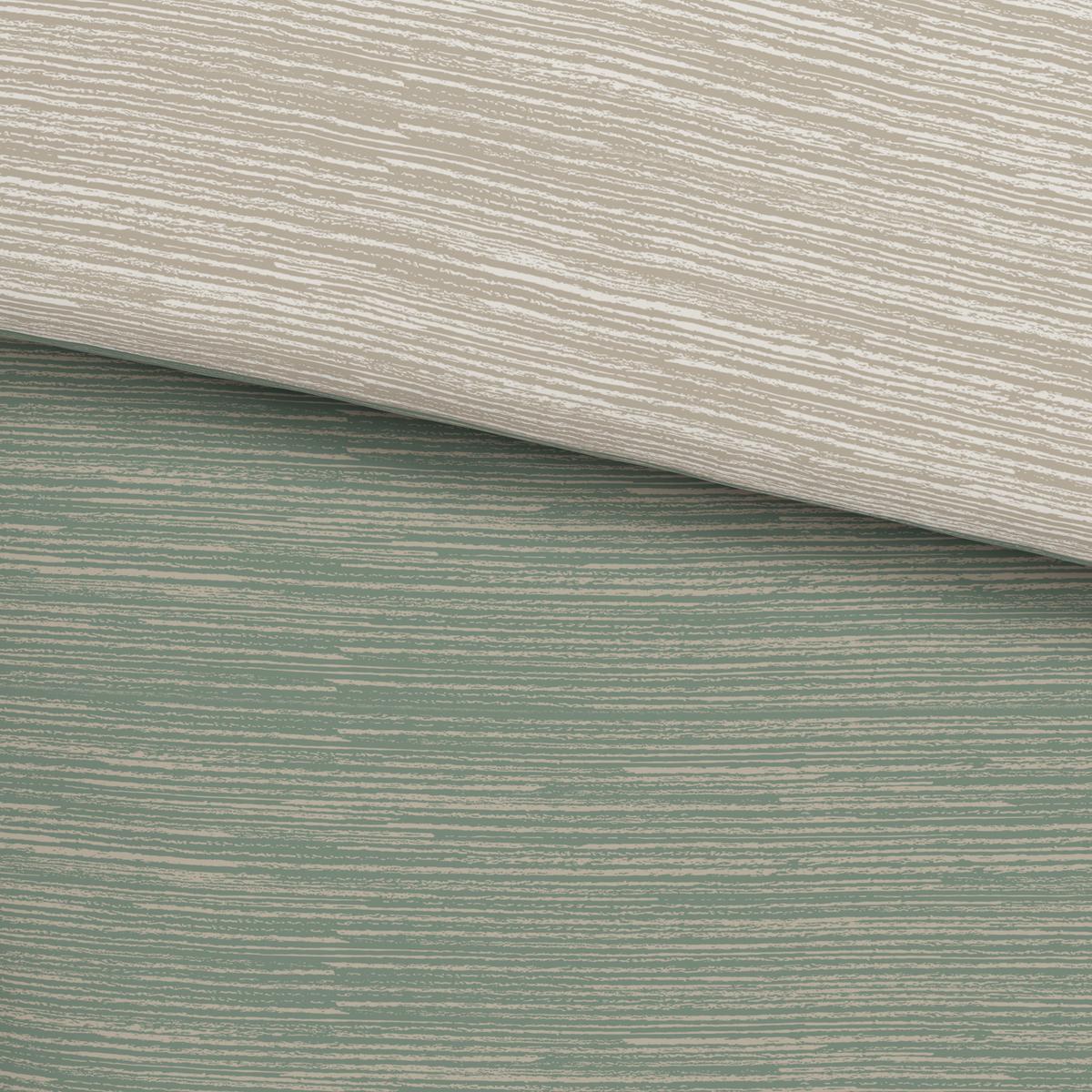 Kétoldalas Ágyneműhuzat Matthias - bézs/zöld, Modern, textil (140/200cm) - Modern Living