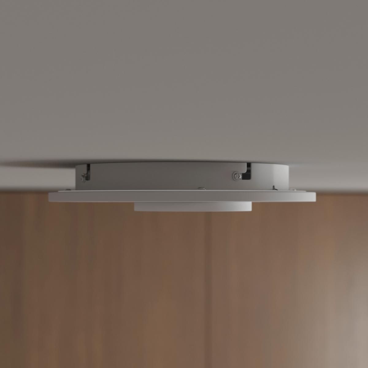 LAMPA SUFITOWA LED LEEDS *SBN* - biały, Basics, tworzywo sztuczne/metal (30/6,5cm) - Novel