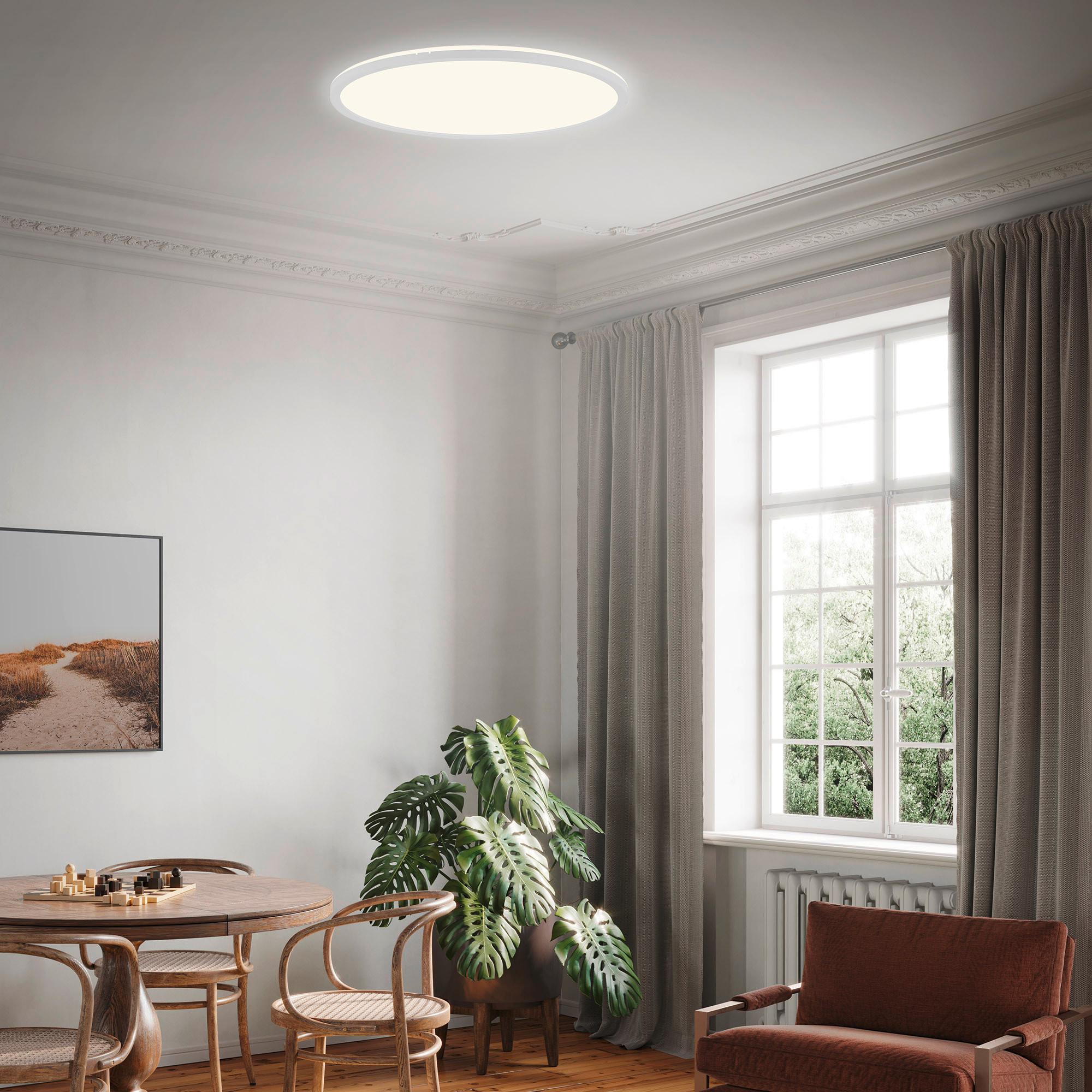 PANEL LED 7080-016 SLIM - biały, Basics, tworzywo sztuczne (42/2,9cm)