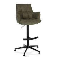 Barski Stol Solao Life High, Zelena - črna/zelena, Moderno, kovina/umetna masa (55/93/56cm) - MID.YOU