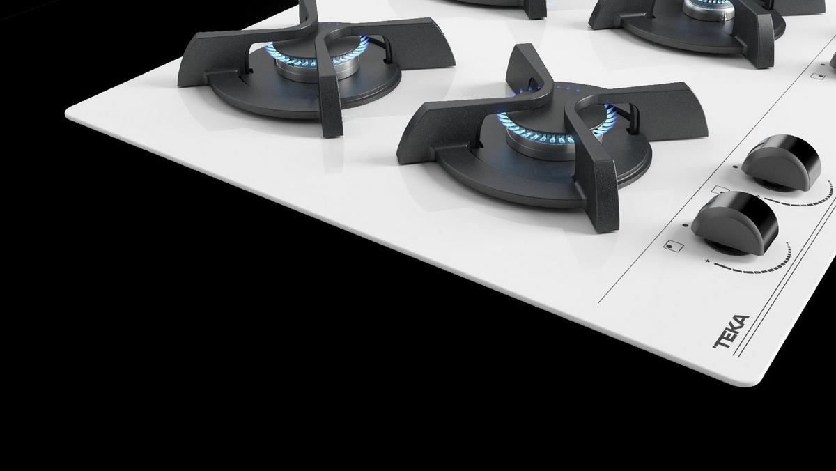 Plită pe gaz TEKA GBC 64001 WHITE - Modern (58/3,5/50cm) - Teka