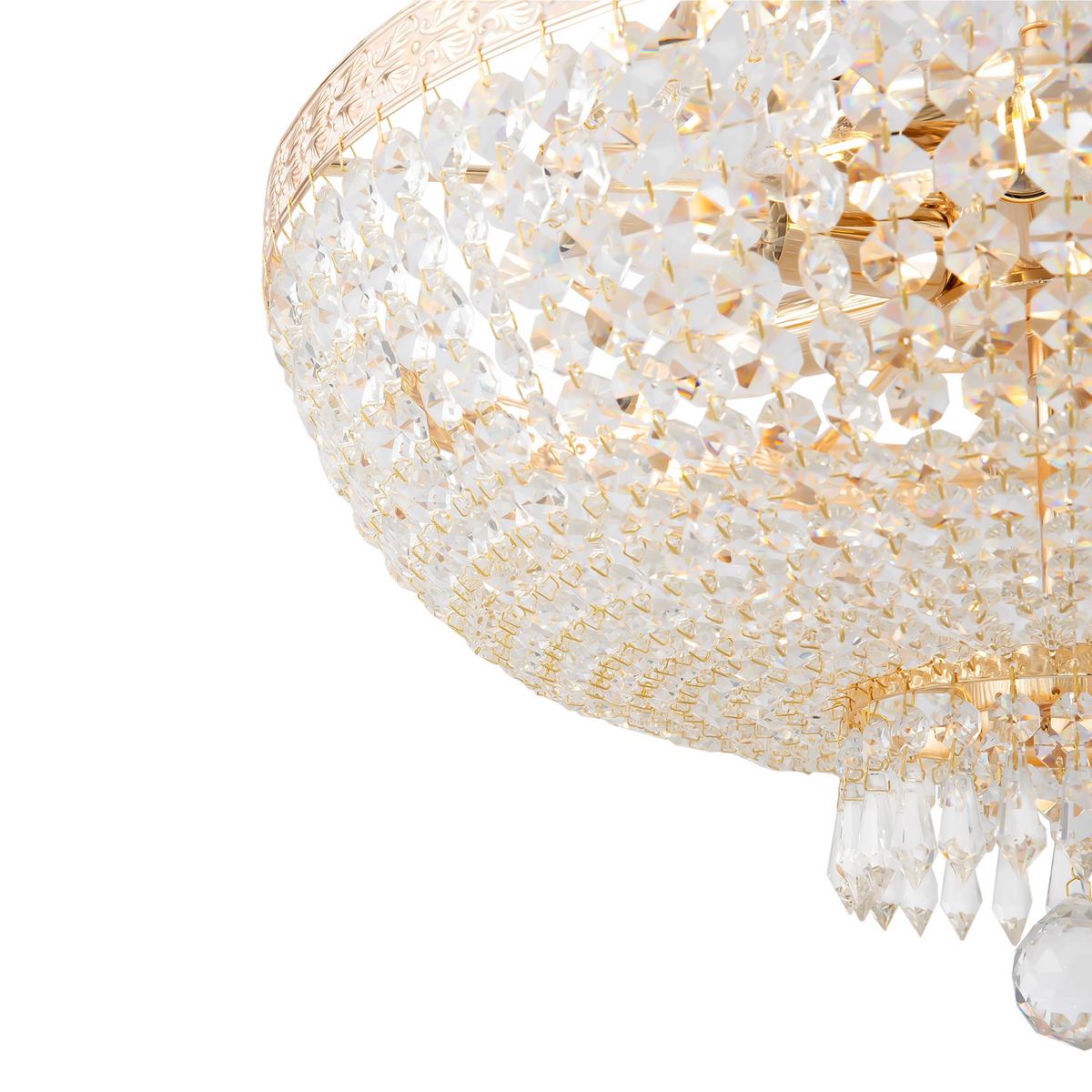 Kronleuchter Bella Goldfarben max. 60 Watt - Goldfarben, Trend, Metall (50/65/50cm) - MAYTONI