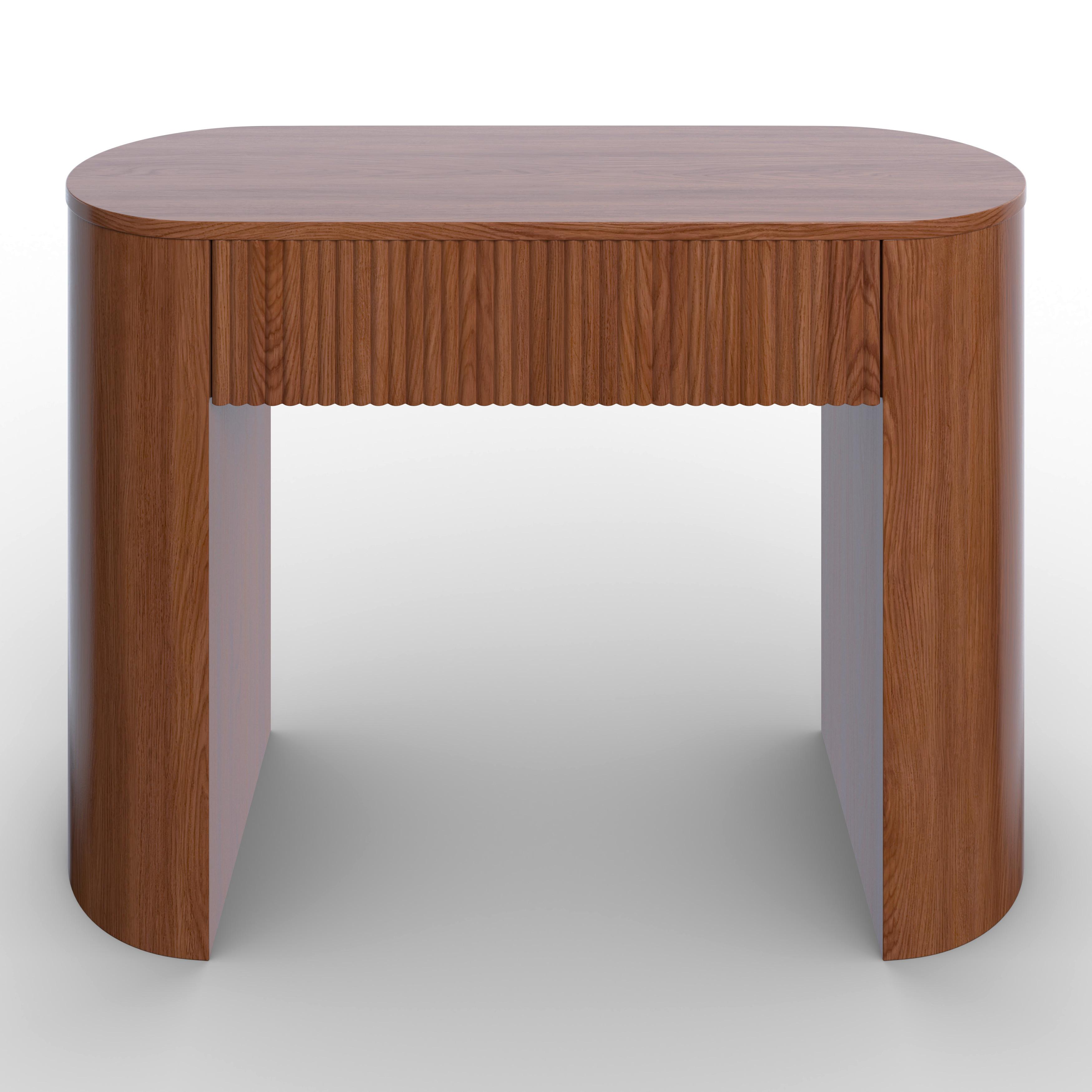 KONSOLBORD NOAH - valnötsfärgad, Modern, trämaterial (112/40/79cm) - Bessagi Home