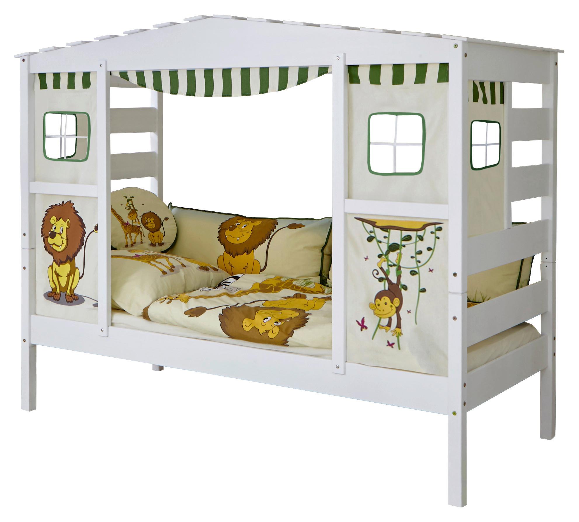 Igralna Postelja Lio, 90x200, Večbarvno - bela, Moderno, les (90/200cm) - MID.YOU