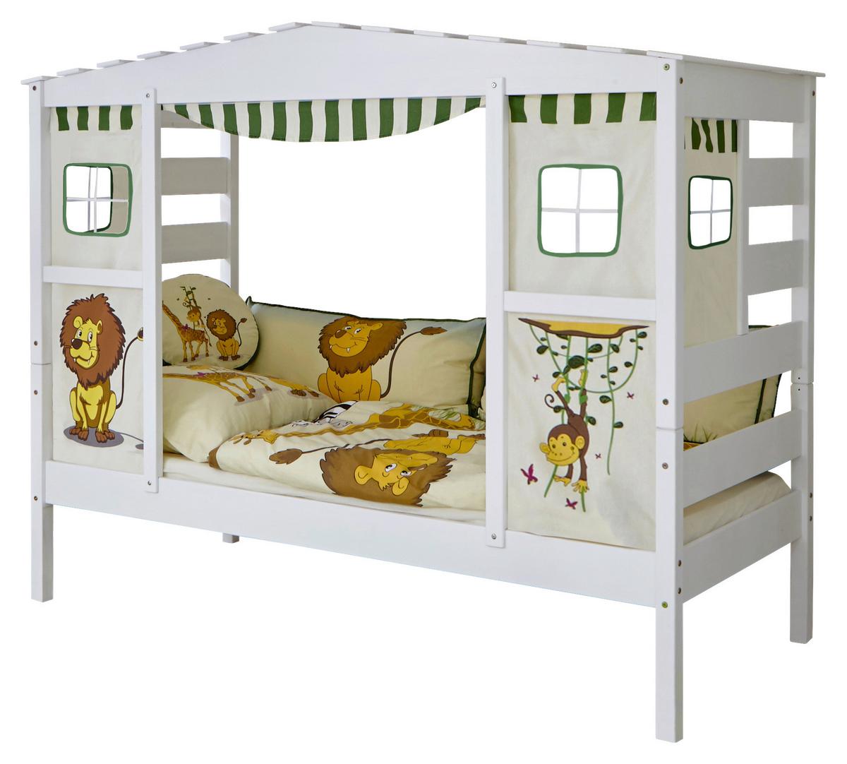 Igralna Postelja Lio, 90x200, Večbarvno - bela, Moderno, les (90/200cm) - MID.YOU