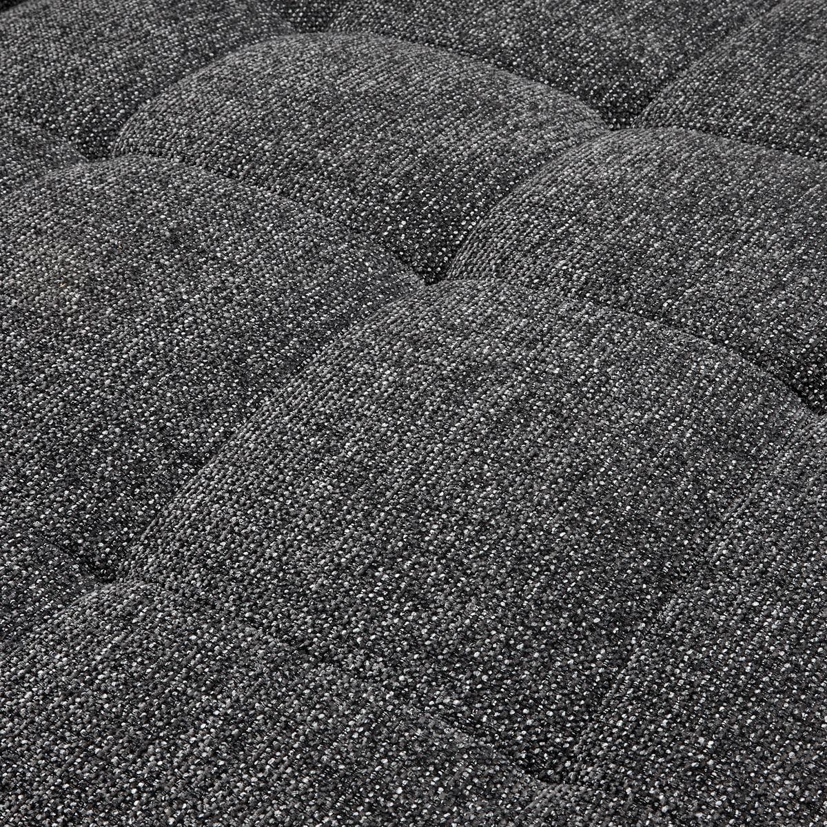 Wohnlandschaft Milano Graphitfarben - Graphitfarben/Schwarz, MODERN, Holz/Textil (127/127/82/105/109.5/ 177cm) - Based