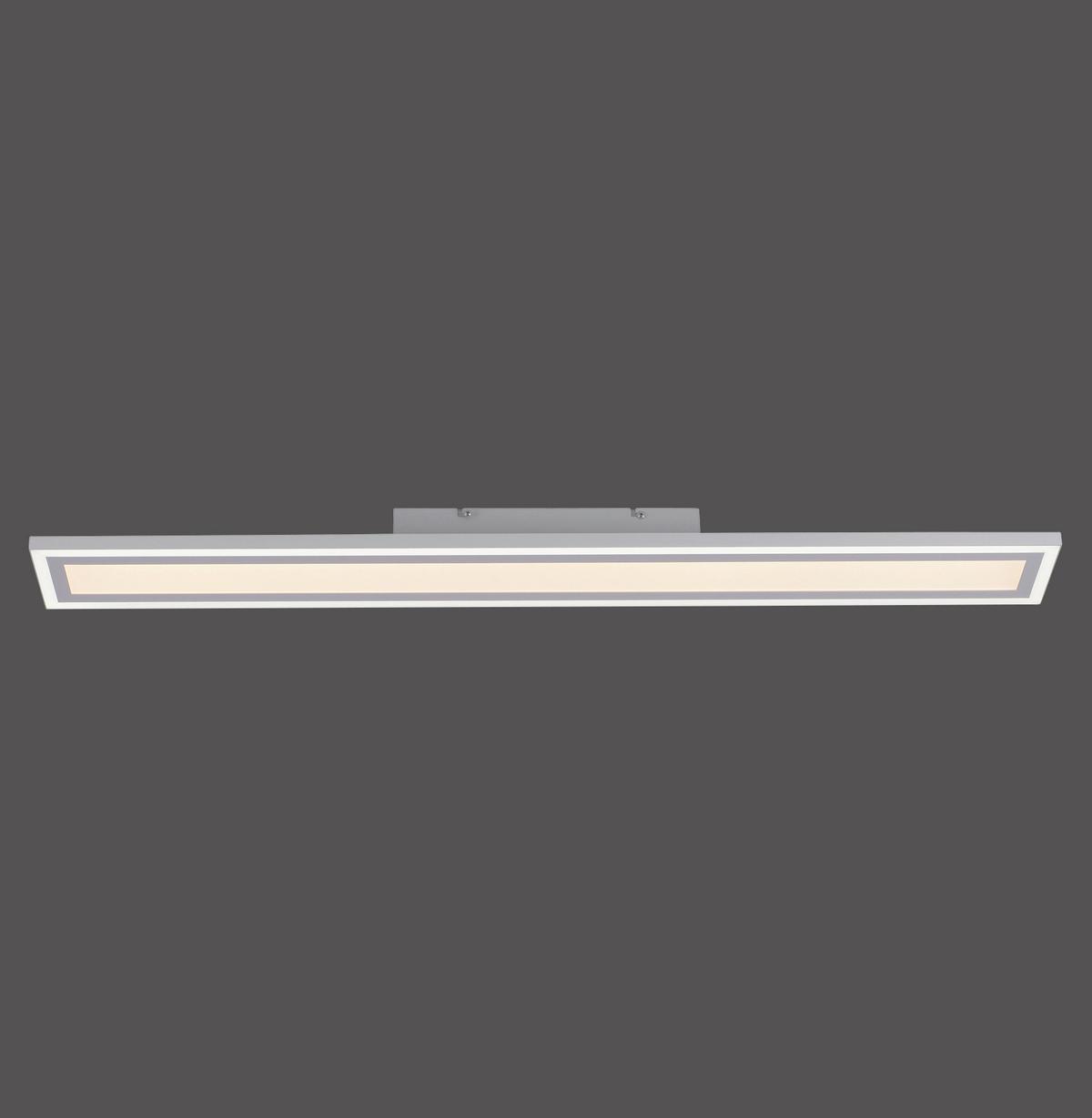 LED-Deckenleuchte Edging max. 35 Watt - Weiß, Basics, Kunststoff/Metall (100/11,8/6cm)