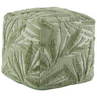 Pouf Tamara in Grün - Grün, LIFESTYLE, Textil (45/45/45cm) - Zandiara