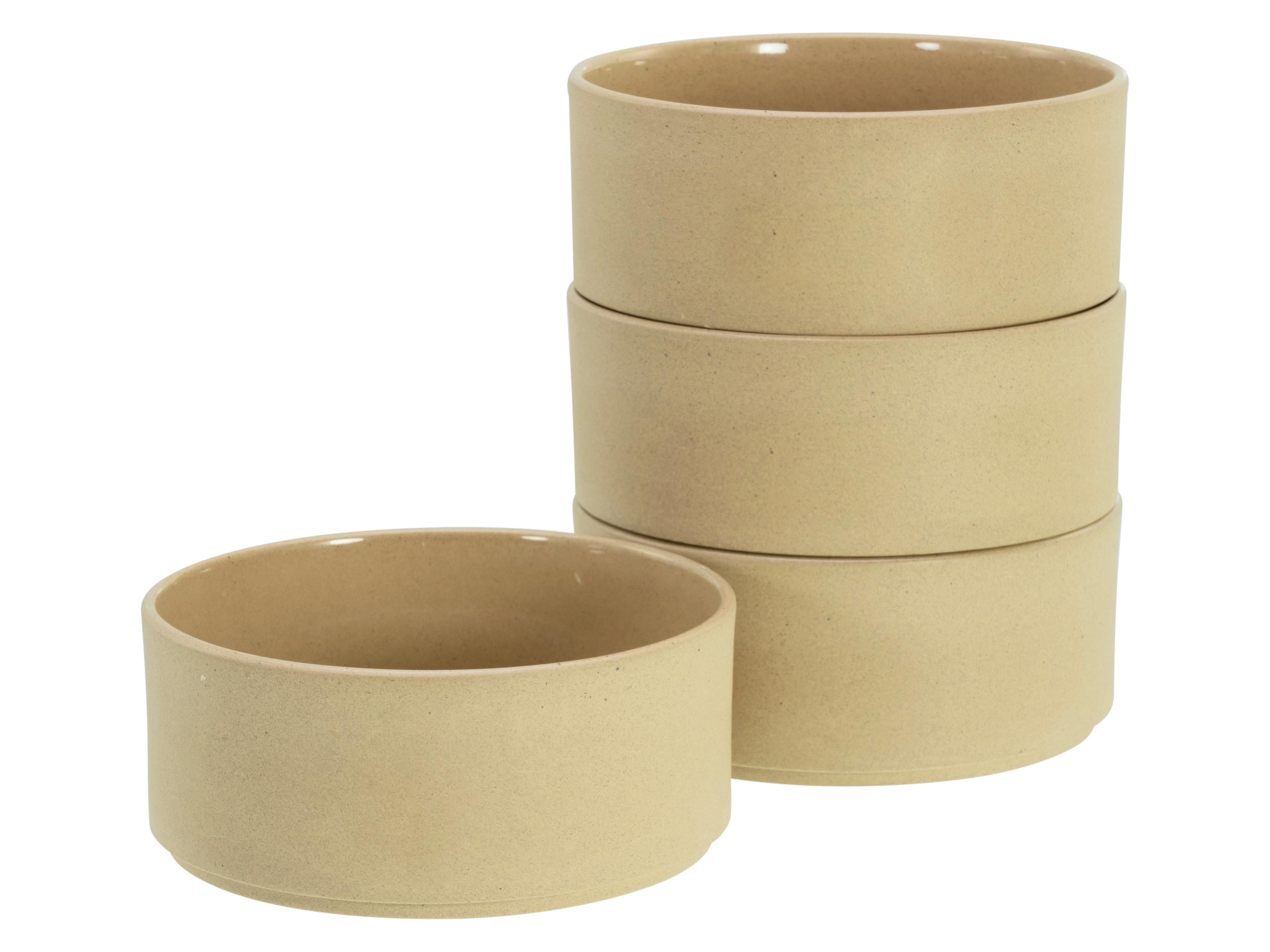 Set Skodelic Za Kosmiče Futuro Sand, 4-Delni - bež, Basics, keramika (14cm) - Creatable
