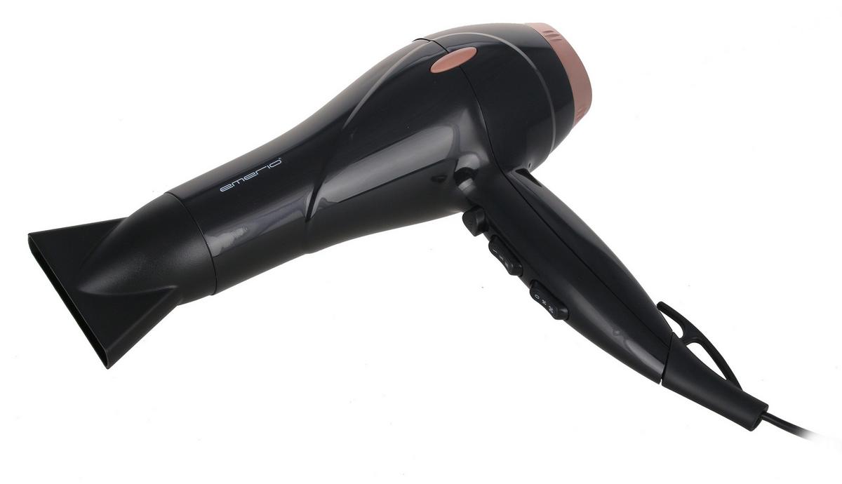 Hajszárító Foni 2 - fekete, Konventionell, műanyag (22,3/9,7/26,6cm) - Insido