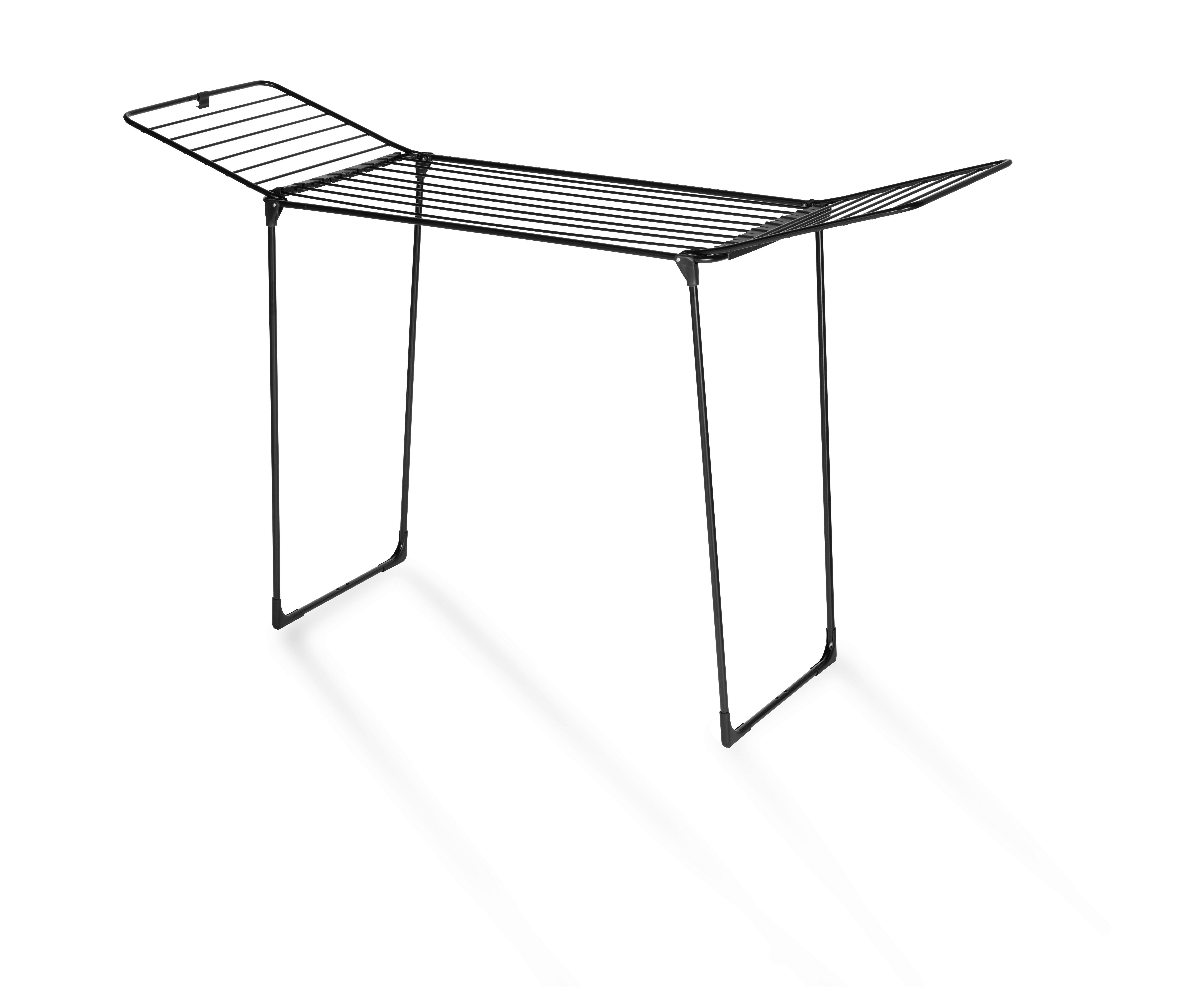 Stojalo Za Sušenje Perila Magnus - črna, Moderno, kovina/umetna masa (179/56/110cm) - Mömax