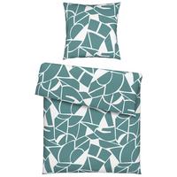 Bettwäsche Axel Weiß/Mineralblau ca. 135x200cm - Blau/Weiß, MODERN, Textil (135/200cm) - Mömax