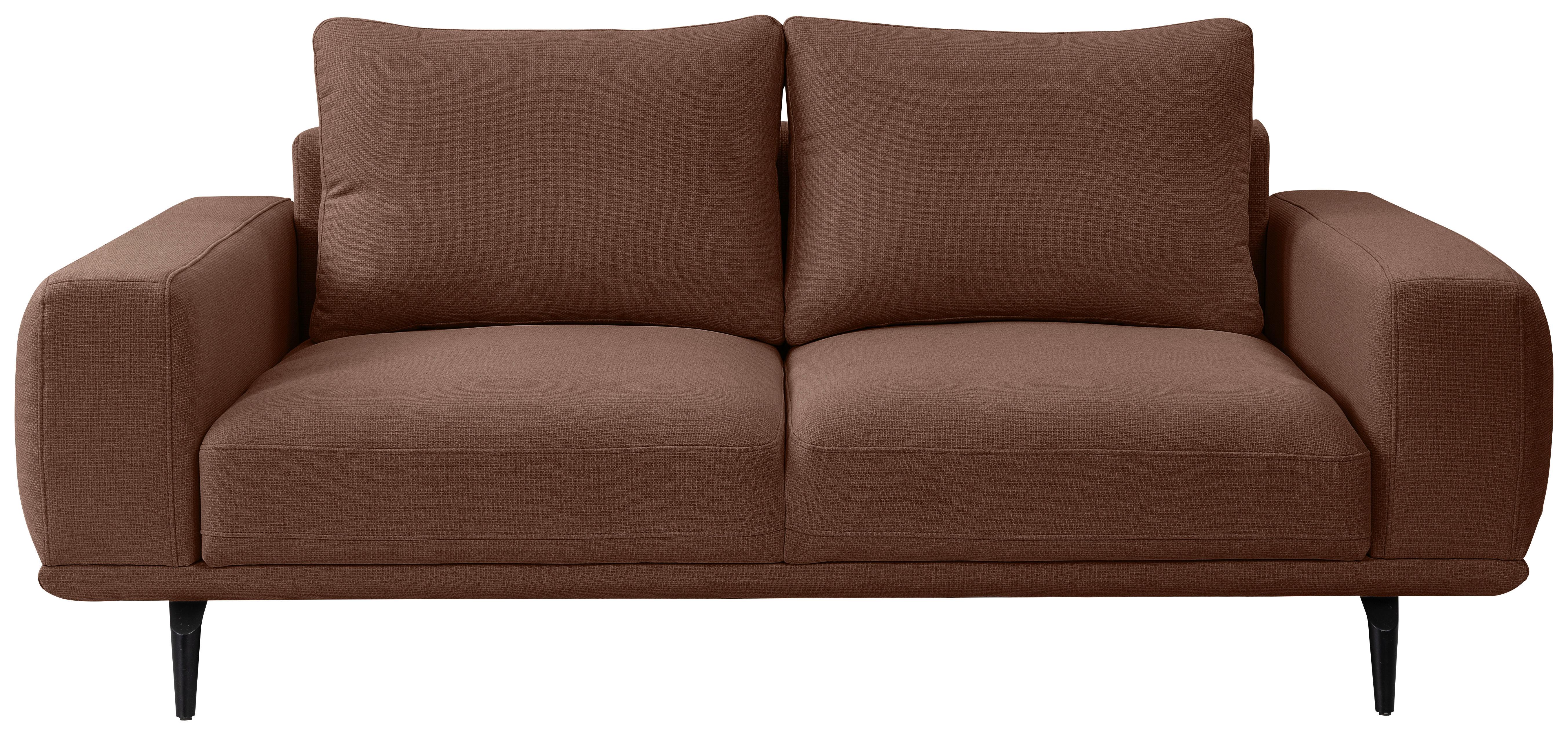 Canapea cu 2 locuri SELENE - maro, Modern, textil (202/89/115cm) - MID.YOU