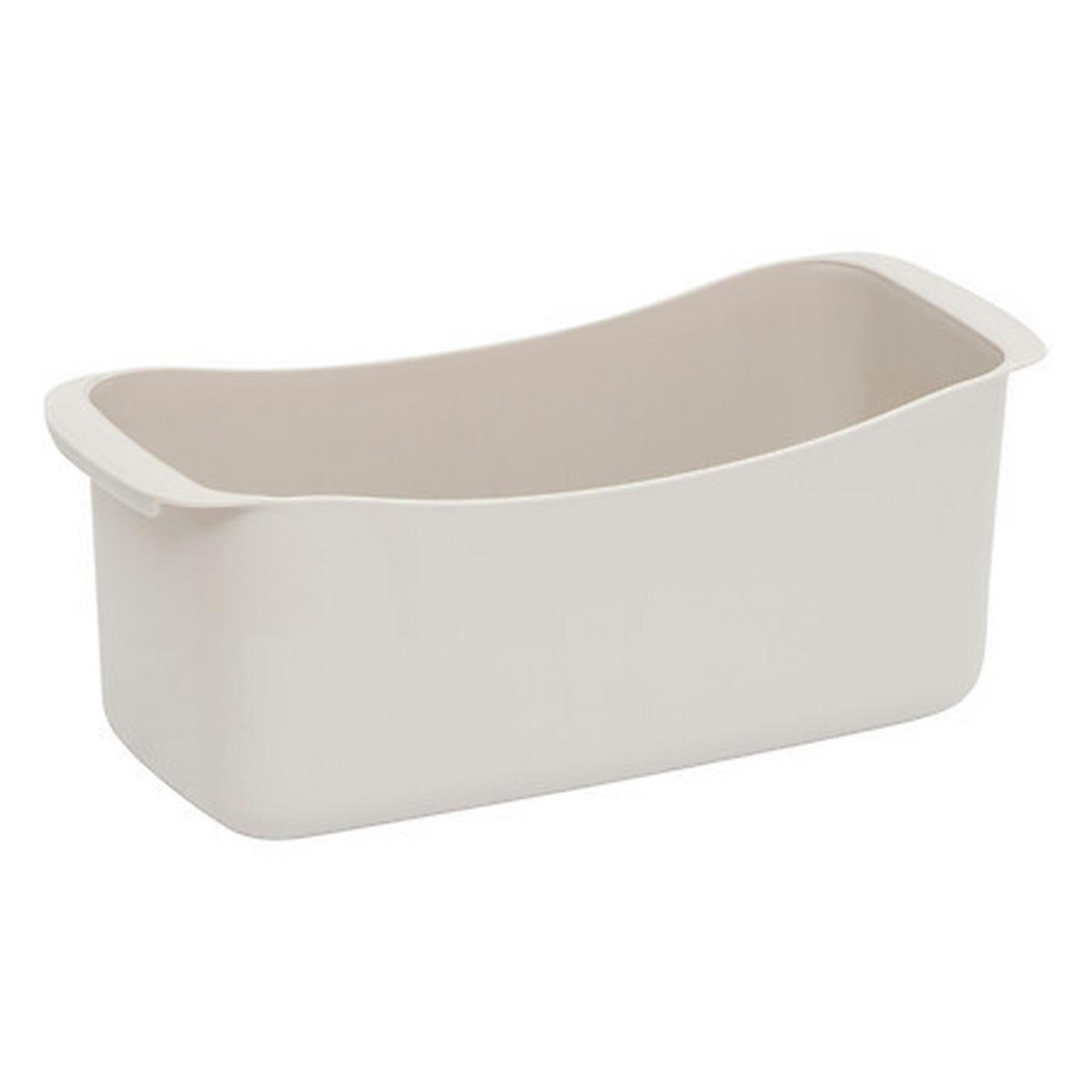 Etajeră pentru duș Easybath - bej, Basics, plastic/metal (28,9/15,8/75,7cm)