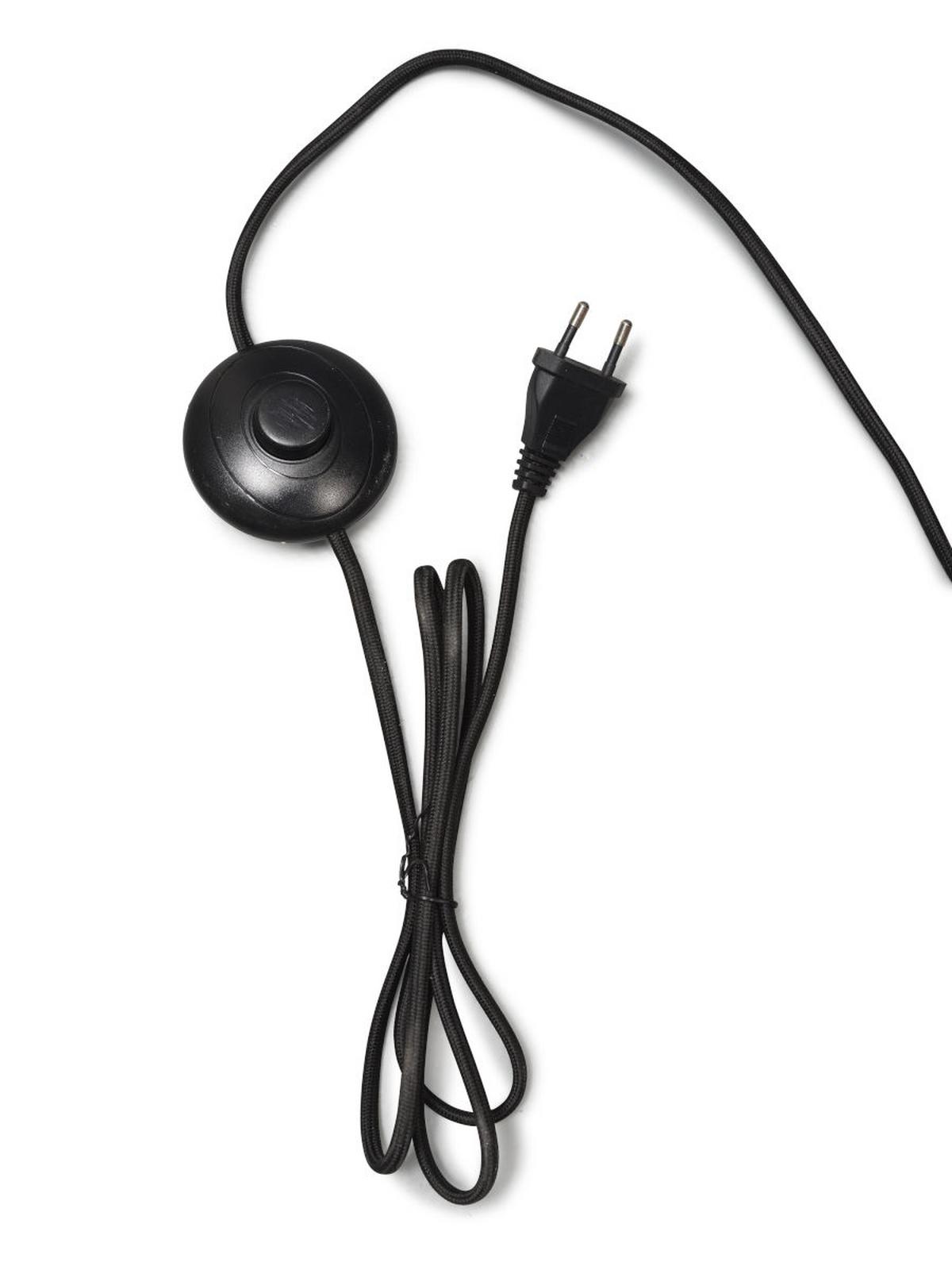 Stoječa Svetilka Andes, Temno Siva, Črna - temno siva/črna, Design, naravni materiali (47/176/23cm) - Good & Mojo