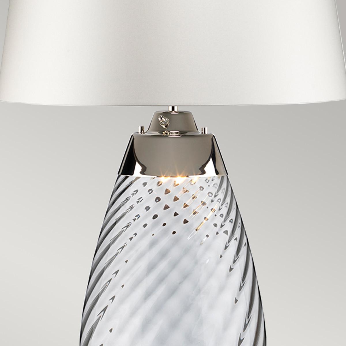 Asztali Lámpa Lena-Tl-S-Smoke-Owss - átlátszó, Konventionell (35/60,5cm) - Elstead Lighting