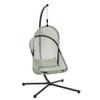 HÄNGESESSEL N85545 - Anthrazit/Grün, KONVENTIONELL, Kunststoff/Textil (123/192/102cm) - Siena Garden