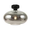 TAKLAMPA TIPO - svart, Modern, metall/glas (30/30/23,5cm) - Mömax
