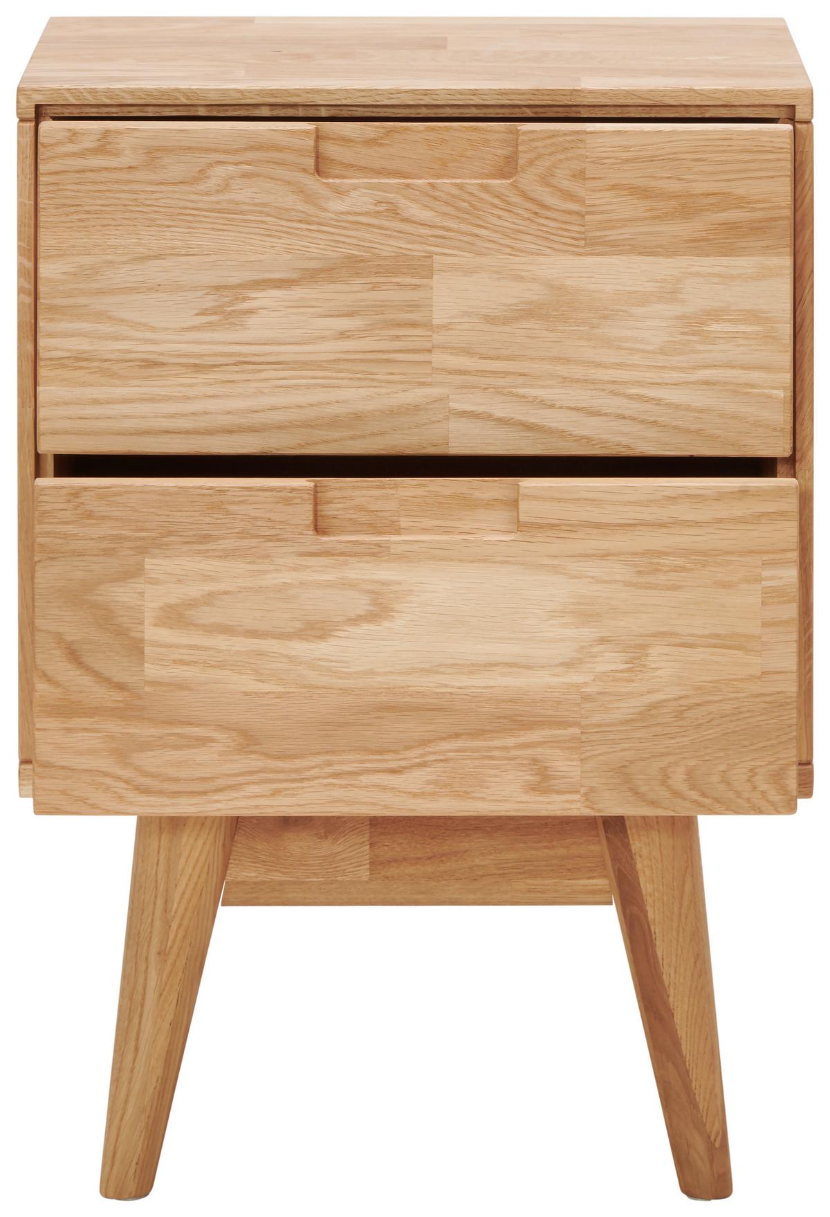SZAFKA NOCNA FRITZ - kolor dębowy, Natur, drewno (40/55,7/35cm) - Livetastic
