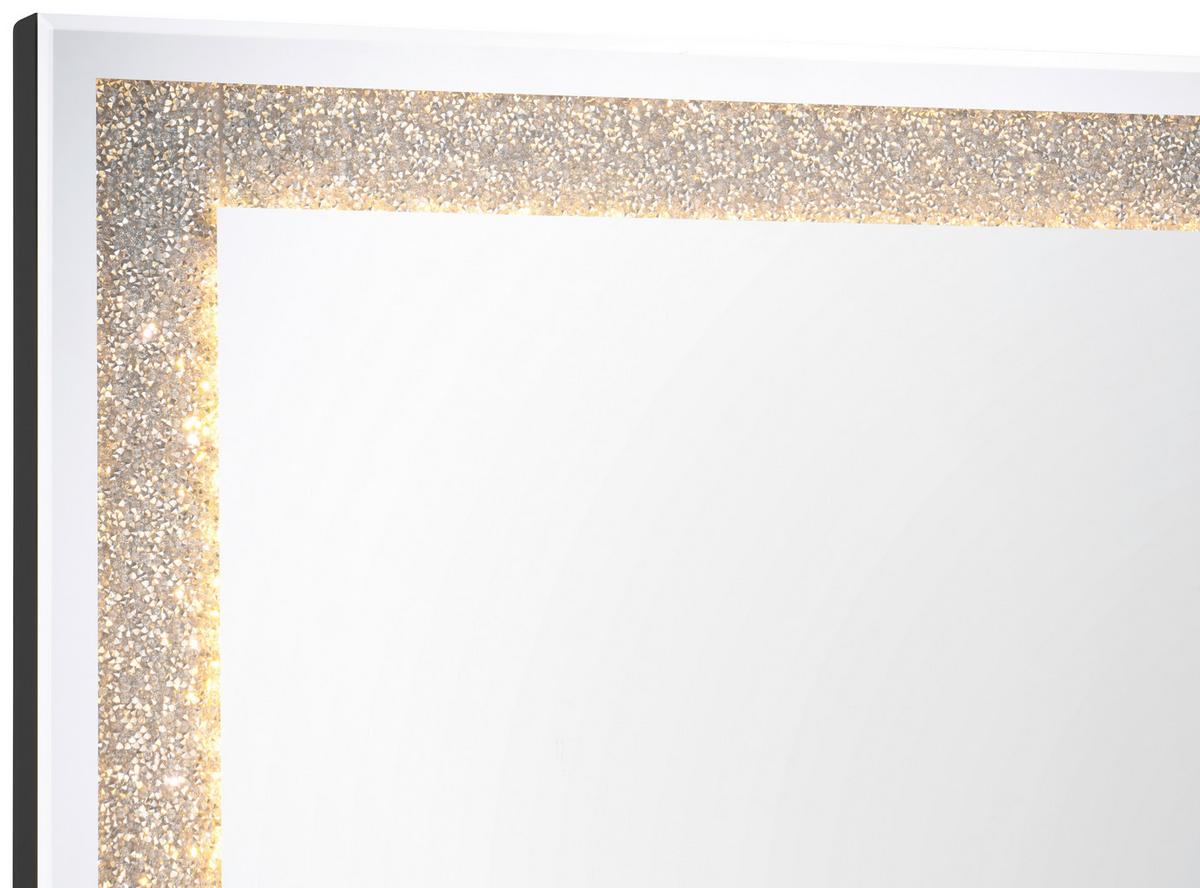 LUSTRO ŁAZIENKOWE HERMINE - kolor srebrny, Modern, szkło (50/70/3,5cm)