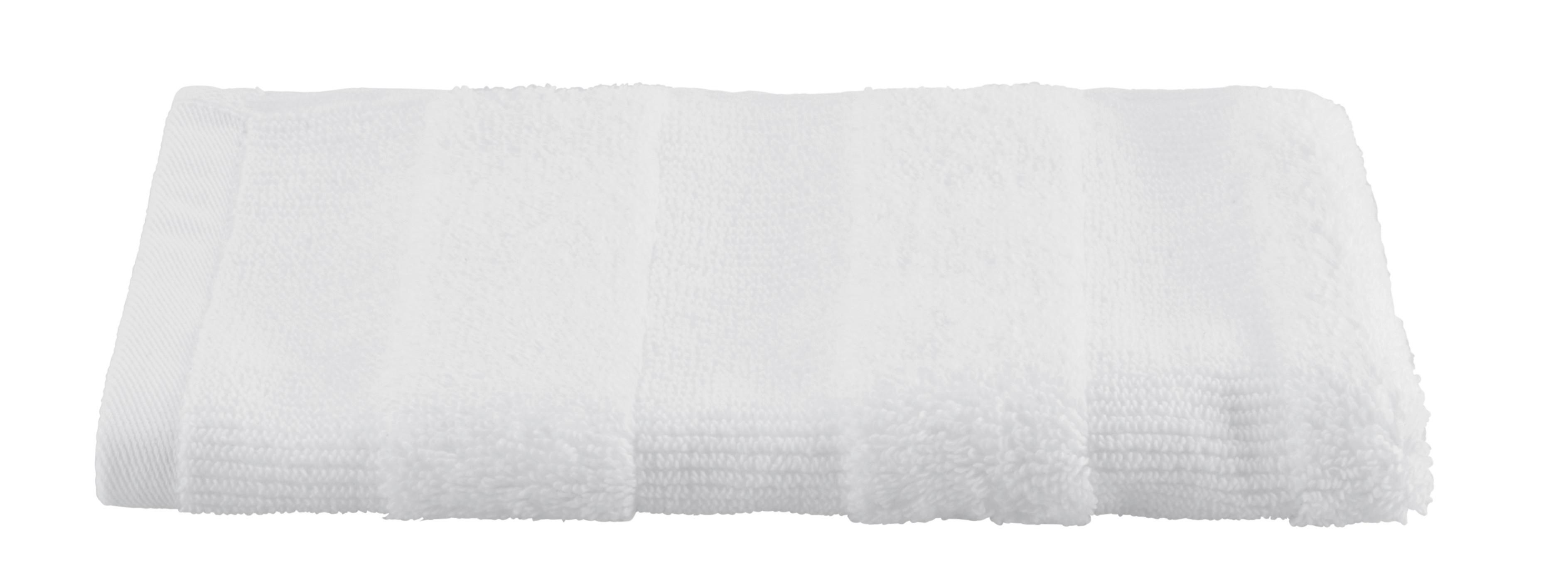 Vendégtörölköző Chris - Fehér, Textil (30/50cm) - Premium Living