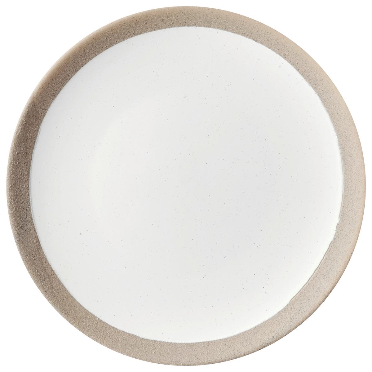 Lapostányér Emilia - fehér, Romantik / Landhaus, kerámia (27cm) - Zandiara