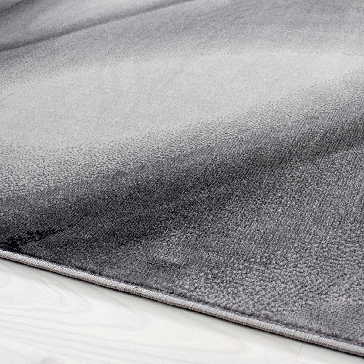 Webteppich Miami Schwarz ca. 160x230cm - Schwarz, Trend, Textil (160/230cm)