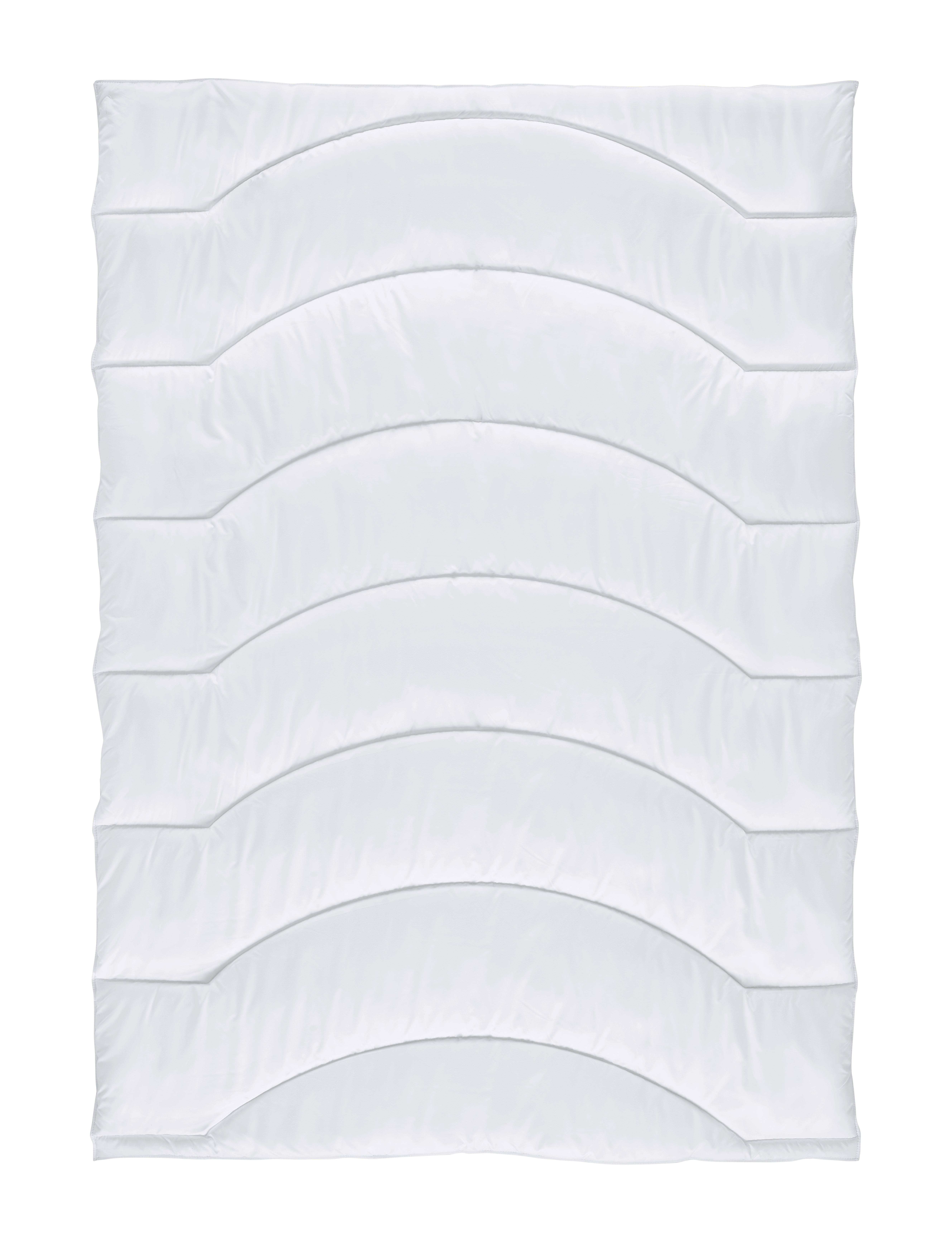 Ganzjahresdecke Vegan Micro Premium in Weiß ca. 140x200cm - Weiß, Textil (140/200cm) - Based